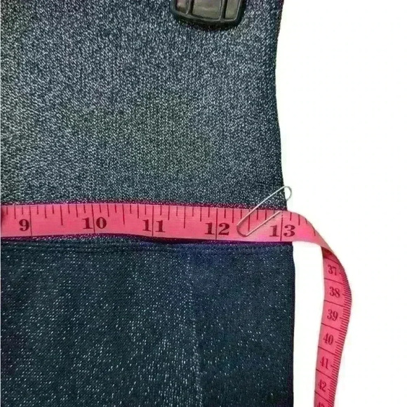 NWOT Athleta Twilight Tight Sparkle Seamless Leggings Navy Blue S - Picture 4 of 5